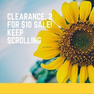 2 for $10 SALE!